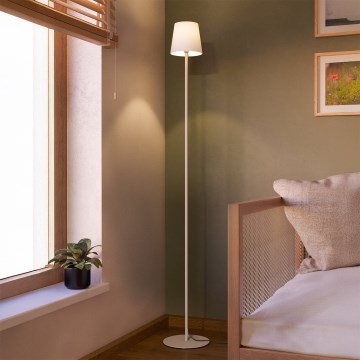 Eglo - Подова лампа 1xE14/7,5W/230V кремава/бяла