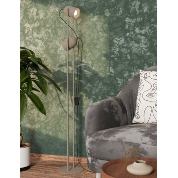 Eglo - Подова лампа 2xE14/8W/230V бежова