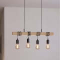 Eglo - Полилей на верижка TOWNSHEND 4xE27/60W/230V