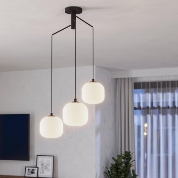Eglo - Полилей на въже 3xE27/40W/230V