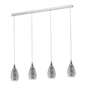 Eglo - Полилей на въже 4xE27/60W/230V