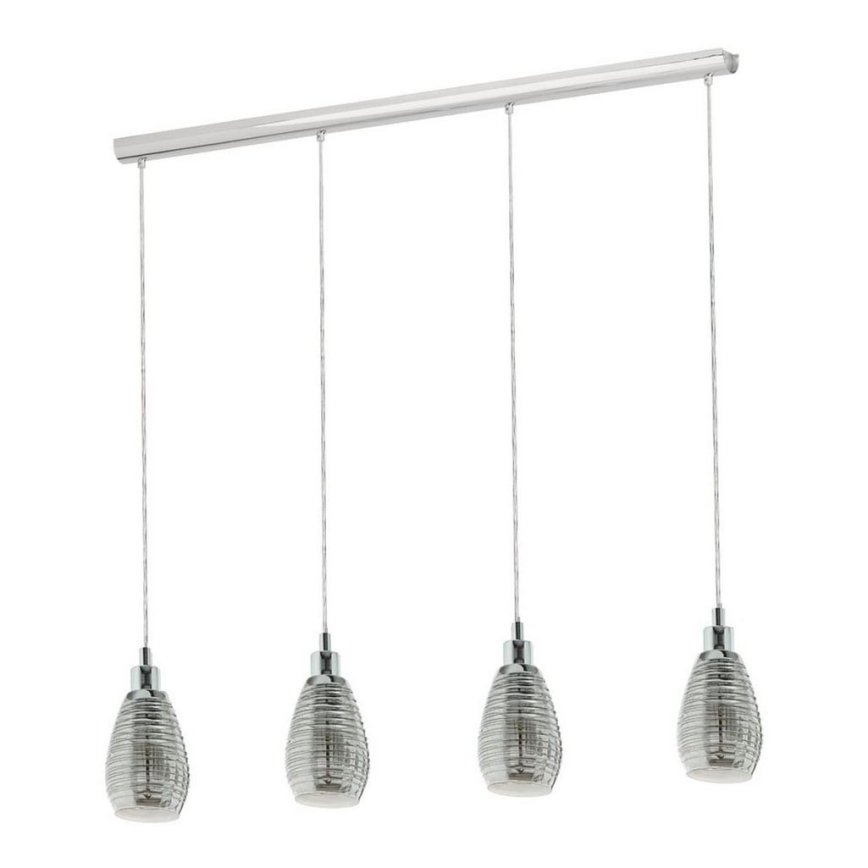 Eglo - Полилей на въже 4xE27/60W/230V
