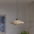 Eglo - Полилей на кабел 1xE27/40W/230V кремав