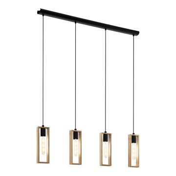 Eglo - Полилей на кабел 4xE27/60W/230V