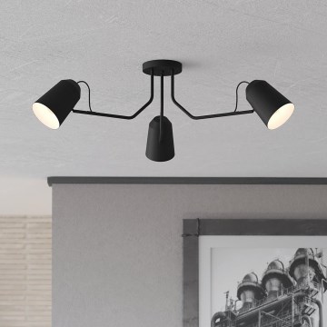 Eglo - Полилей за повърхностен монтаж 3xE27/25W/230V