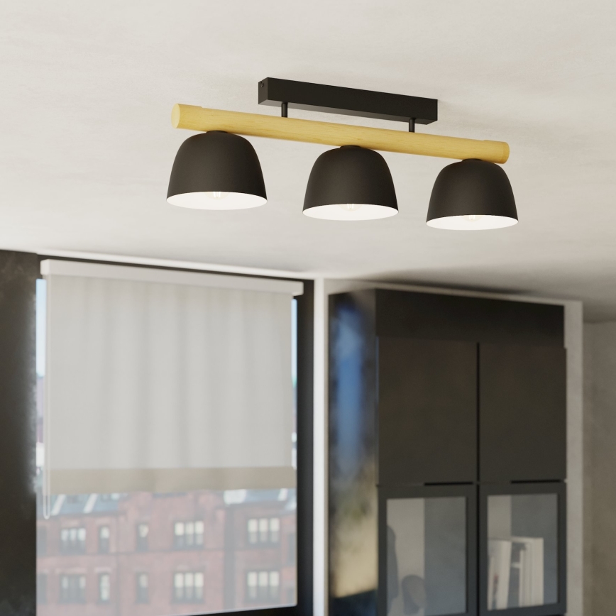 Eglo - Полилей за повърхностен монтаж 3xE27/40W/230V