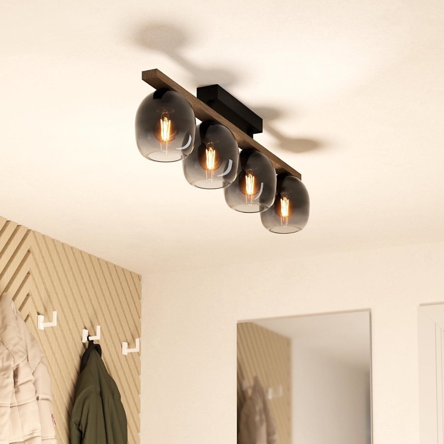 Eglo - Полилей за повърхностен монтаж 4xE27/40W/230V