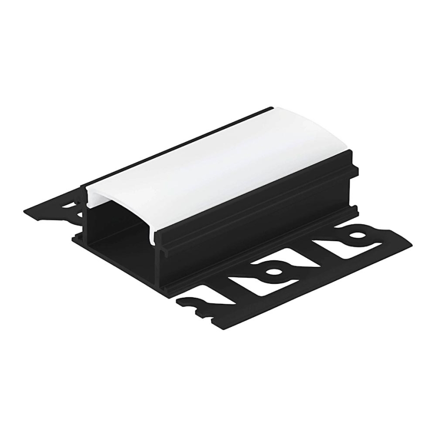 Eglo - Профил за вграждане за LED ленти 62x14x2000 мм черен