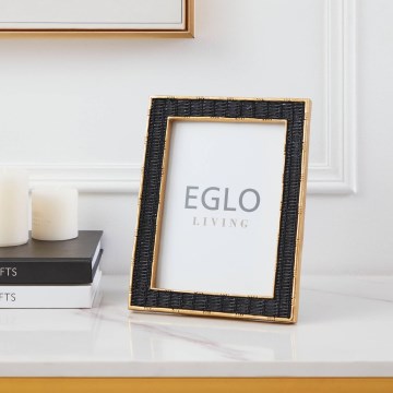Eglo - Рамка за снимка 13x18 см черен/златист