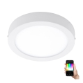 Eglo - RGBW Димируем плафон FUEVA-C LED/21W/230V