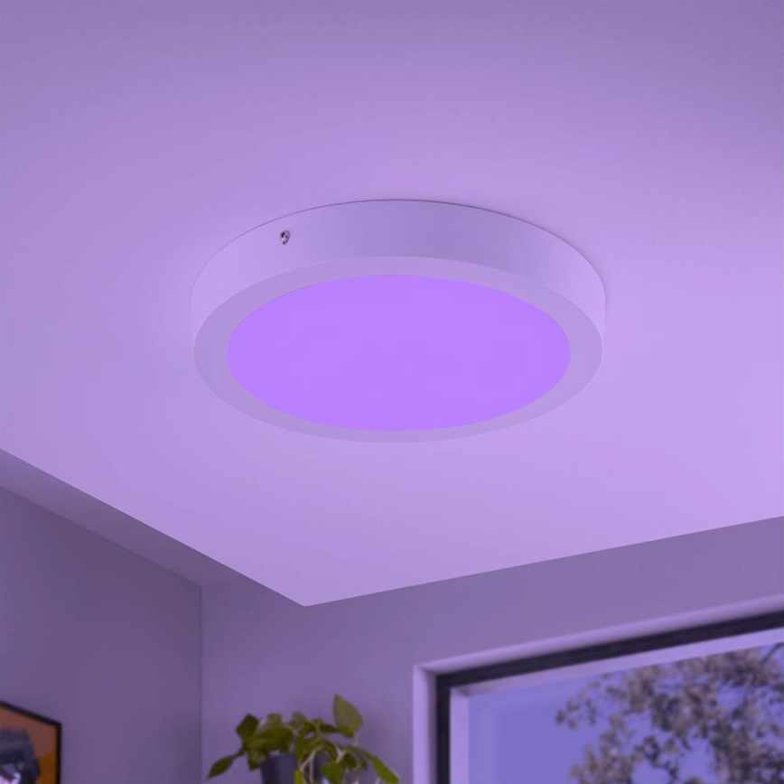Eglo - RGBW Димируем плафон FUEVA-C LED/21W/230V