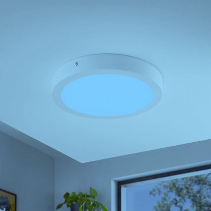 Eglo - RGBW Димируем плафон FUEVA-C LED/21W/230V