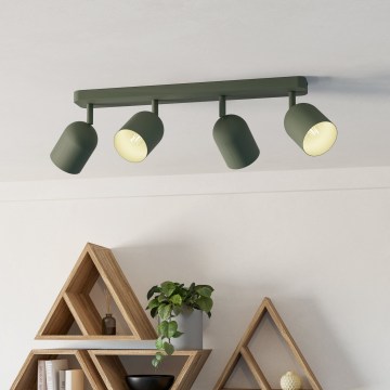 Eglo - Спот 4xE14/40W/230V зелен