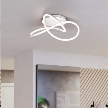 Eglo Stars of Light - Димируемо LED таванно осветително тяло LED/40W/230V 2200-6500K Ø 83 см бяло + дистанционно управление