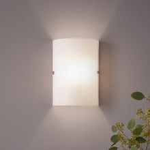 Eglo - Стенна лампа 1x14/60W бяла
