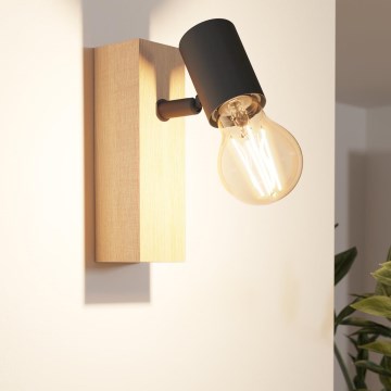 Eglo - Стенна Точково осветително тяло TOWNSHEND 1xE27/10W/230V