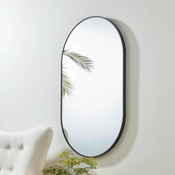 Eglo - Стенно огледало 100x60 см черно