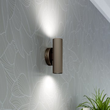 Eglo - Стенно осветително тяло 2xGU10/5W/230V, кафяво