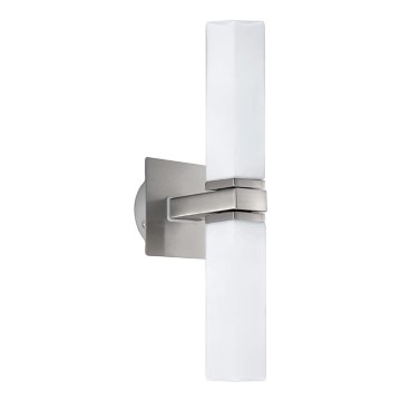 EGLO - Стенно осветително тяло за баня 2xG9/40W с опалово стъкло IP44