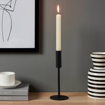 Eglo - Свещник 22x8,5 см черен