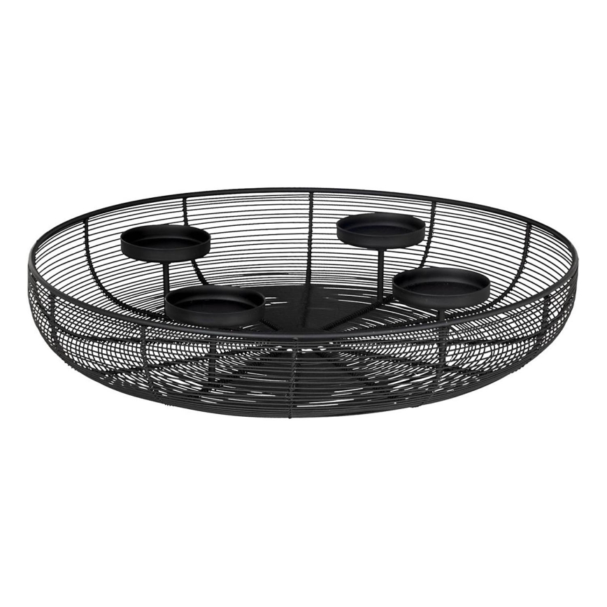 Eglo - Свещник с диаметър 45 см, черен