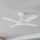 Eglo - Таванен вентилатор 52W/230V с дистанционно управление, бял