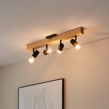 Eglo - Точково осветително тяло TOWNSHEND 4xE27/60W/230V