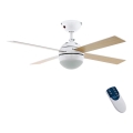 Eglo - Вентилатор за таван 1xE27/60W/230V + дистанционно управление