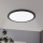 Eglo - Вградено LED осветително тяло, 22 W, 230 V, 3000 K, черно, Ø 22,5 см