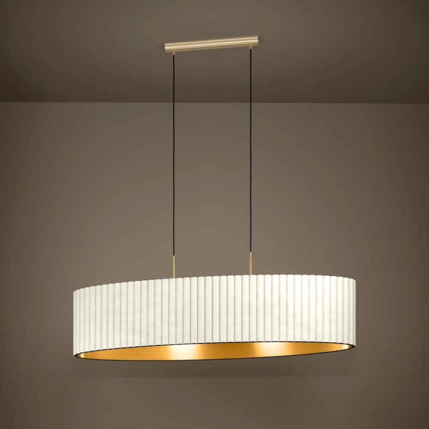 Eglo - Висящ полилей 2xE27/40W/230V бял
