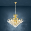 Eglo - Висящ полилей 9xE14/25W/230V златист