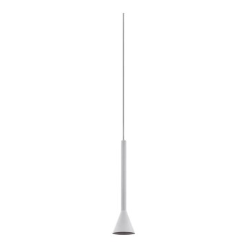 Eglo - Висящ полилей за релсова система 1xGU10/8W/230V бял