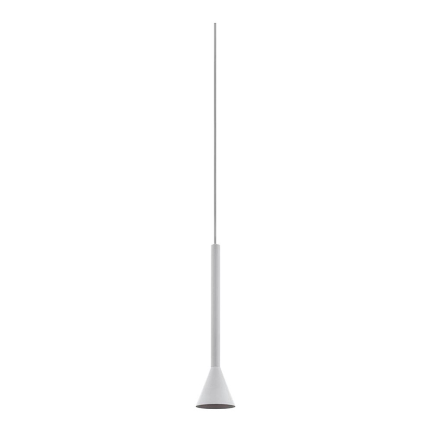 Eglo - Висящ полилей за релсова система 1xGU10/8W/230V бял