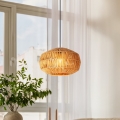 Eglo - Висяща лампа на кабел 1xE27/40W/230V кафява