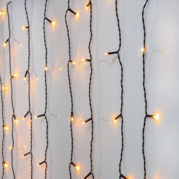Eglo - Външна LED завеса, 120 LED, 1,3 m, IP44, топла бяла светлина