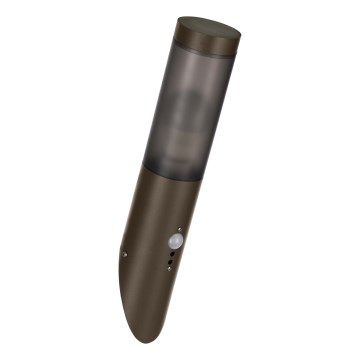 Eglo - Външно стенна лампа със сензор 1xE27/15W/230V IP44
