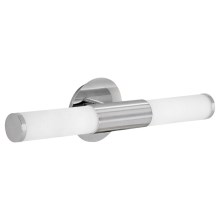 Eglo - За баня Стенна лампа 2xE14/40W бяла опал стъкло IP44
