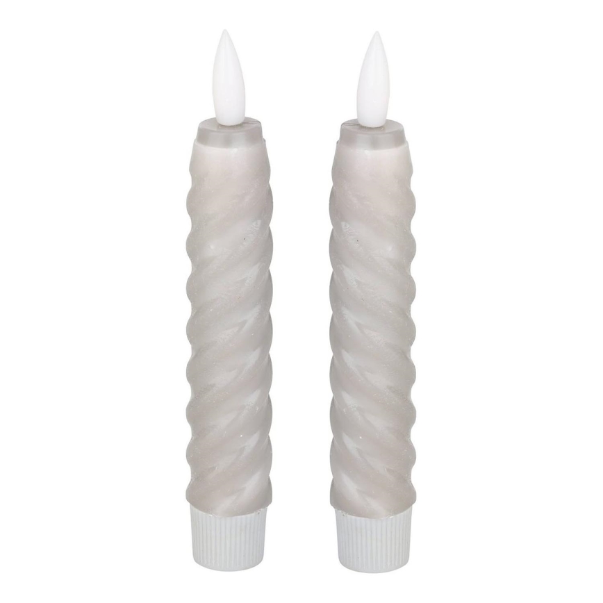 Eglo - К-кт 2x LED свещ LED/1xAAA 15 см сив