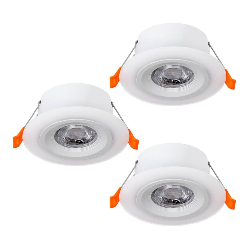 Eglo - К-кт 3x LED Лампа за окачен таван 3xLED/4,8W/230V бял