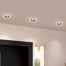 Eglo - К-кт 3x LED Лампа за окачен таван 3xLED/4,8W/230V черен