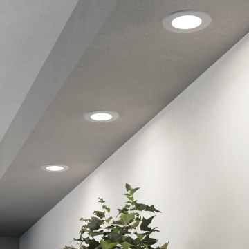 Eglo - КОМЛЕКТ ОТ 3x LED вградени осветителни тела LED/3,7W/230V 2700/4000/6500K Ø 8,8 cm бели
