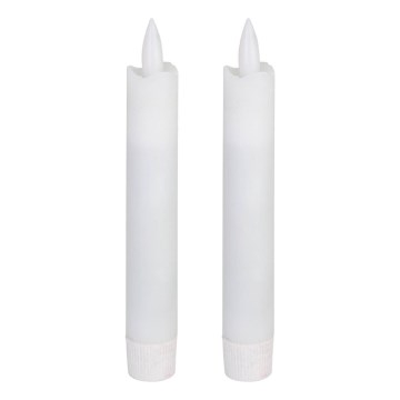 Eglo - Комплект 2 бр. LED свещи LED/1xAAA 15 см бяла