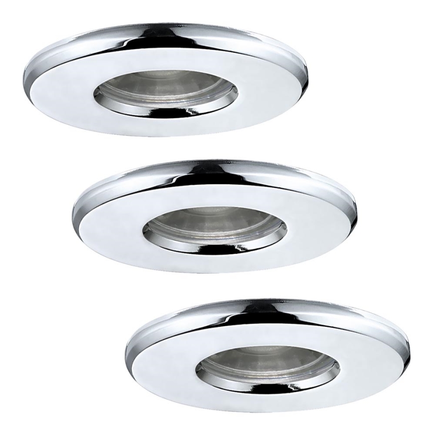 Eglo - Комплект 3x LED лампа за баня IGOA 1xLED/3,3W/230V IP44