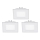 Eglo - Комплект 3x LED Осветление за окачен таван FUEVA 1 1xLED/2,7W/230V