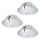 Eglo - Комплект 3x LED Осветление за окачен таван PINEDA 1xLED/4,9W/230V
