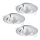 Eglo - Комплект 3x LED Осветление за окачен таван TEDO 3xGU10-LED/5W/230V