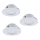Eglo - Комплект 3x LED Осветление за окачен таван PINEDA 1xLED/6W/230V