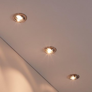 Eglo - комплект 3x LED вградени осветителни тела TEDO 1xGU10-LED/5W/230V
