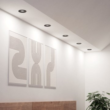 Eglo - Комплект от 5 бр. вградени LED точкови осветителни тела LED/4,8W/230V 2700/4000/6500K черни