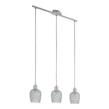 Eglo - Кристален Полилей 3xE27/60W/230V